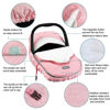 Picture of Yoofoss Baby Car Seat Cover Winter Carseat Canopies Cover to Protect Baby from Cold Wind, Super Warm Plush Fleece Baby Carrier Cover for Infant Boys Girls (Pink)