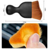 Picture of Blilo 2PCS Car Interior Detailing Brush with Dust Cover, Auto Soft Hair Cleaning Brushes, Scratch Free Curved Dirt Collectors, for Vehicle Dashboard Air Conditioner Vents Leather (Dark Brown/2PCS)