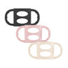 Picture of Dr. Brown’s Milestones 100% Silicone Baby Bottle Handles, Narrow, Black, Light Pink, Ecru, 3 Pack, 4m+