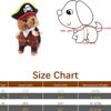 Picture of NACOCO Pet Dog Costume Pirates of The Caribbean Style cat Costumes (XS) Brown