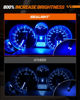 Picture of SEALIGHT 194 LED Bulbs Blue, 168 2825 T10 W5W 3030 Bright LED Chips, Dashboard Light, Dome Light, Map Light, Door Light, Courtesy Light, License Plate Light, Pack of 10