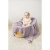 Picture of Konssy Waffle Baby Blankets, Nursery Blankets for Boys Girls, Swaddle Blankets Neutral Soft Lightweight Toddler and Kids Throw Blankets(Purple)