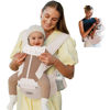 Picture of Baby Carrier Newborn to Toddler, 6-in-1 Baby Carrier, Adjustable Detachable Infant Baby Hip Seat Carrier for 7-50lbs