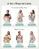 Picture of Baby Carrier Newborn to Toddler, 6-in-1 Baby Carrier, Adjustable Detachable Infant Baby Hip Seat Carrier for 7-50lbs