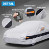Picture of Holthly 10 Layer Car Cover Waterproof All Weather for Sedan,100% Waterproof Outdoor Car Covers for Automobiles Rain Sun Protection. Custom Fit for Midsized Car Toyota Camry,Honda Accord, etc