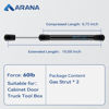 Picture of ARANA C16-15051 10" 60Lb Gas Struts Spring Shocks 10 inch Lift Support for The Truck Tool Box Pickup Toolbox Lids Boat Rod Locker Replacement, 2 Pack