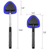 Picture of Windshield Cleaning Tool - Extendable Handle Car Window Cleaner with 3 Reusable Cloth Pads, Auto Glass Wiper Kit for Interior & Exterior, Ideal for Dirty Car Windows