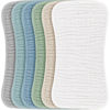 Picture of Konssy Muslin Baby Burp Cloths Sets for Unisex- 6 Pack Large 100% Cotton Burping Clothes for Newborn, Baby Girls and Boys