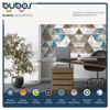Picture of BUBOS 18 Pack Art Acoustic Panels,Self adhesive Sound Proof Foam Panels Soundproof Wall Panels,12''x12''x0.4" Acoustic Wall Panels,Decorative Sound Absorbing Panels for Home & Office，Infinite Loop