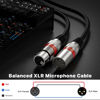 Picture of EBXYA XLR Cables 25ft 6 Packs - XLR Male to Female 3 Pins Balanced Microphone Cable