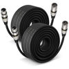 Picture of EBXYA XLR Cables 75ft 2 Pack - Premium Balanced Microphone Cable with 3-Pin XLR Male to Female Cable