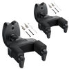 Picture of Donner Guitar Wall Mount Locking 2-Pack, Guitar Wall Hangers Auto Lock for Acoustic Electric Guitar Bass Mandolin, Black