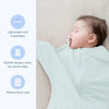 Picture of SleepingBaby Zipadee-Zip Transitional Swaddle Sack, 6-12 Month - Roomy Zipper Swaddle for Easy Diaper Changes and Proper Hip Development - Baby Swaddle Sack, Medium - Classic Mint