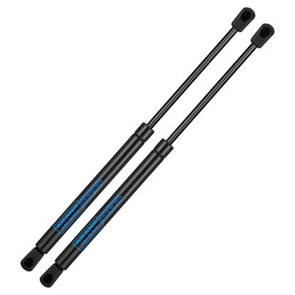 Picture of ARANA C16-08941 16 inch 28lbs Gas Struts Spring Shocks 15.7" 125N C1608941 for Leer Camper Shell Snugtop Topper Window Glass A.R.E Truck Cap Tool Box Lid Replacement Parts, 2PCS