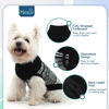 Picture of Mihachi Dog Sweaters for Small Medium Dogs Girl Boy,Soft Warm Dogs Shirt, Cold Weather Dog Coat Turtleneck Knitted Pullover Dog Clothes Costume with Leash Hole for Large Cat Puppy Doggy Pet,Black SM