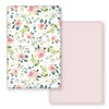 Picture of GRSSDER Stretchy Ultra Soft Jersey Knit Fitted Pack n Play Sheets Set 2 Pack, Portable/Mini Crib Sheets, Snug and Safe Playards Sheet for Baby, Pink Rose Stylish Print