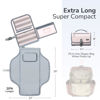 Picture of Portable Diaper Changing Pad with Shoulder Strap, Detachable Travel Changing Pad with Baby Wipes Pocket, Gifts for Baby Shower, Newborn Girls and Boys (Pink)