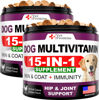 Picture of (2 Pack) Dog Multivitamin Chewable with Glucosamine - Dog Vitamins and Supplements - Senior & Puppy Multivitamin for Dogs - Pet Joint Support Health - Immunity - Mobility - Energy - 240 Chews