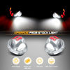 Picture of RUXIFEY Chrome LED License Plate Lights Red Neon Tube Tag Light Compatible with Ford F150 F250 F350 F450 F550 Super Duty Lincoln Mark LT