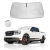 Picture of HOHUIGO Windshield Sun Shade Fit 2024 2023 2022 Ford Maverick Hybrid, XL, XLT, Lariat Front Window Sunshade Accessories Truck Pickup Sun Visor UV Protector Heat Shield Window Cover