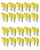 Picture of Riseuvo 20pcs 20A Standard Car Fuses - 20 AMP Automotive Fuses(ATO/APR/ATS), 32V (12/24V) Blade Fuse for RV/Truck/SUV