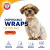 Picture of Arm & Hammer for Pets Male Dog Wraps, Size Small Ultra-Absorbent, Adjustable Male Dog Diapers with Leak-Proof Protection and Wetness Indicator | Baking Soda for Odor Control (Pack 6,72 Count Total)