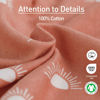 Picture of 3-Pack Organic Baby Swaddle Sleep Sacks for Newborn - Baby Swaddles 0-3 Months, Baby Swaddle Sack, Rainbow & Sun, Baby Swaddle Blanket Wrap (Small/Medium)