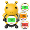 Picture of Baby Bath Thermometer, Digital Water Temperature Thermometer with 3 Color Backlit and Temperature Warning, Safety Bath Tube Thermometer Floating Toy for Infant, Toddler（Bee）