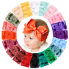 Picture of doboi Baby Girl Hair Bows and Nylon Headbands Set - 20PCS Infant Toddler Accessories With Big Bows