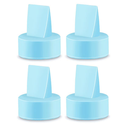 Picture of Maymom Duckbill Valves Compatible with Spectra S1 Spectra S2 Spectra 9 Plus Spectra Dew 350 Not Original Spectra Pump Parts Spectra S2 Accessories Replace Spectra Valve (Blue, 4ct)