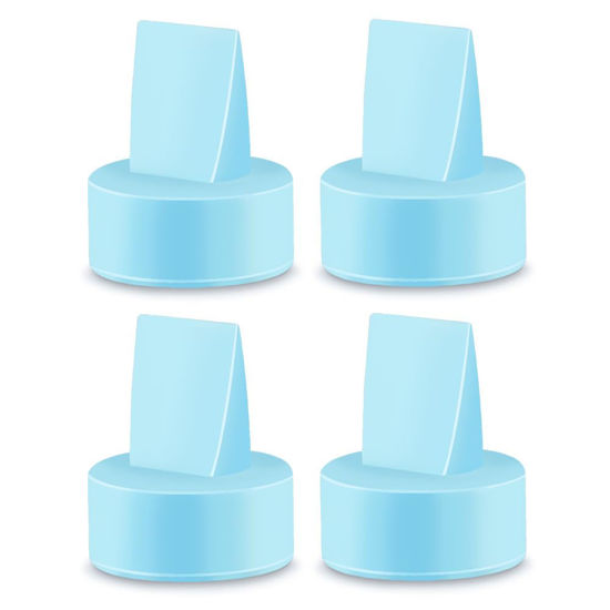 Picture of Maymom Duckbill Valves Compatible with Spectra S1 Spectra S2 Spectra 9 Plus Spectra Dew 350 Not Original Spectra Pump Parts Spectra S2 Accessories Replace Spectra Valve (Blue, 4ct)