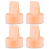 Picture of Maymom Duckbill Valves for Spectra. Designed for Spectra S1 Spectra S2 Spectra 9 Plus Spectra Dew 350 Not Original Spectra Pump Parts Spectra S2 Accessories Replace Spectra Valve (Orange, 4ct)