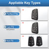 Picture of YO&YOYE for Cadillac Key Fob Cover with Keychain, Soft TPU Key Case Protection Fit for Cadillac 2020 2021 2022 ATS CT5 CT6 XT4 XT5 XTS 5/6 Buttons Remote Smart Key Protector