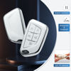 Picture of YO&YOYE for Cadillac Key Fob Cover with Keychain, Soft TPU Key Case Protection Fit for Cadillac 2020 2021 2022 ATS CT5 CT6 XT4 XT5 XTS 5/6 Buttons Remote Smart Key Protector
