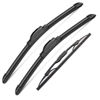 Picture of 3 Wipers Set for Hummer H2 2003 2004 2005 2006 2007 2008 2009, Original Equipment Windshield Wiper Blades Front - 16"+16" with 10 Inch Rear Windshield Wiper Blade (Pack of 3) J- HOOK