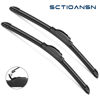 Picture of 3 Wipers Set for Chrysler Town & Country 2008-2016, Dodge Grand Caravan 2008-2019, Windshield Wiper Blades Original Equipment Replacement Front and Rear- 26"/20"/16T" (Pack of 3) J- HOOK