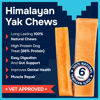 Picture of 100% Natural Yak Cheese Himalayan Made Chews for All Breeds - Lactose Free Yak Chews for Small, Medium & Large Dogs - Dental Cleaning Dog Chews Agressive Chewers - Long Lasting Odor & Gluten Free