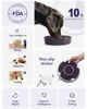 Picture of LE TAUCI Dog Bowls Slow Feeder Ceramic, 1.5 Cup Slow Feeding Bowl for Small and Medium Breed, Puzzle Dog Food Bowl for Fast Eater, Maze Purple