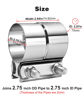 Picture of EVIL ENERGY 2.75 Inch Exhaust Clamp,2 3/4" Lap Joint Band Clamp Stainless Steel for Pipes,Mufflers,Catalytic Converters