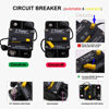 Picture of T Tocas 12V - 48V DC 40 Amp Surface-Mount Circuit Breaker with Manual Reset Switchable for Trolling Motor Boat Marine Automotive,Waterproof (40A)