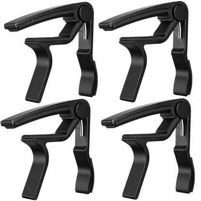 Picture of Capo,Guitar Capo for Acoustic Electric Guitar (4 Pack Black)
