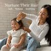 Picture of Natemia Soft Bristle Baby Hair Brush - Wooden Toddler & Newborn Grooming Cradle Cap Brush