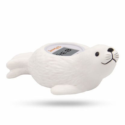 Picture of Doli Yearning Upgrade Baby Bath Thermometer Room Temperature| Water Thermometer|Kids' Bathroom Safety Products| Baby Bath(Seal Shape)℃/℉, LCD