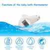 Picture of Doli Yearning Upgrade Baby Bath Thermometer Room Temperature| Water Thermometer|Kids' Bathroom Safety Products| Baby Bath(Seal Shape)℃/℉, LCD