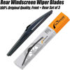 Picture of PEJIEDAS 26"+18" Front Wiper Blade + 9" Rear Wiper Blade Set for Hyundai Veloster 2012-2017 OE Genuine Quality/Original Style (Pack of 3)