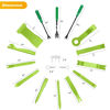 Picture of GOOACC 19Pcs Trim Removal Tool Set Panel Fastener Clips Removal Automotive Plastic Upholstery Pliers Removal Install Removal Car Tool with Storage Bag for Trim Panel Audio Clip Pliers Terminal-Green