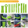 Picture of GOOACC 19Pcs Trim Removal Tool Set Panel Fastener Clips Removal Automotive Plastic Upholstery Pliers Removal Install Removal Car Tool with Storage Bag for Trim Panel Audio Clip Pliers Terminal-Green