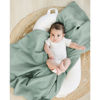 Picture of Konssy 3 Pack Muslin Swaddle Blankets for Unisex, Newborn Receiving Blanket, Large 47 x 47 inches, Soft Breathable Muslin Baby Swaddles for Boys & Girls