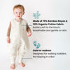 Picture of Tealbee Dreamsuit: Toddler Sleep Sack with Feet 3T 4T - 1.2 TOG All Season Baby Wearable Blanket for Walkers - Rayon made from Bamboo, Organic Cotton Sleep Bag - Moons Stars