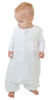 Picture of Tealbee Dreamsuit: Toddler Sleep Sack with Feet 12-18 months, 18-24 months - 1.5 TOG Winter Baby Wearable Blanket for Walkers - Rayon made from Bamboo, Organic Cotton Sleep Bag - Minty Stripes